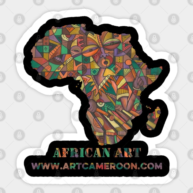 The Xylophone Player IV Sticker by ArtCameroon